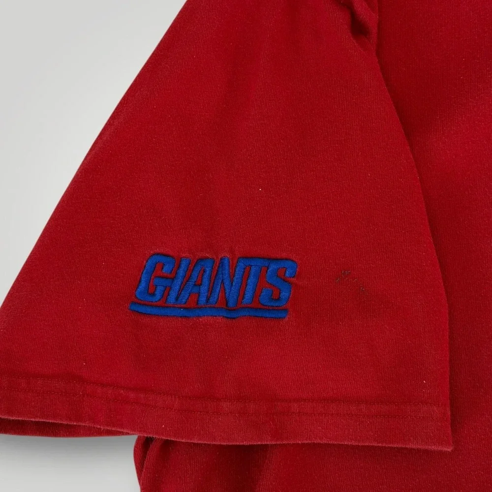 New York Giants Mitchell & Ness Shirt Mens 2XL NFL Throwbacks Big Blue Tee